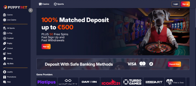 Puppybet casino betrouwbaar